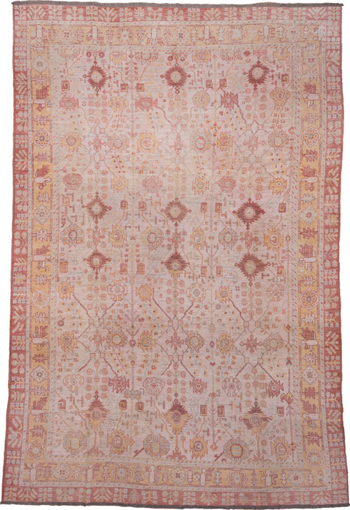 Vintage Oushak Area Rug (9' x 14')